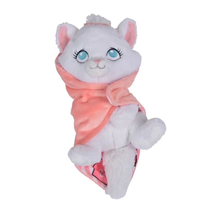 Disney Marie Le Chat Peluche Couverture Rose Blanc Coeur 2 Disney Marie Le Chat Peluche Couverture Rose Blanc Coeur – Image 2