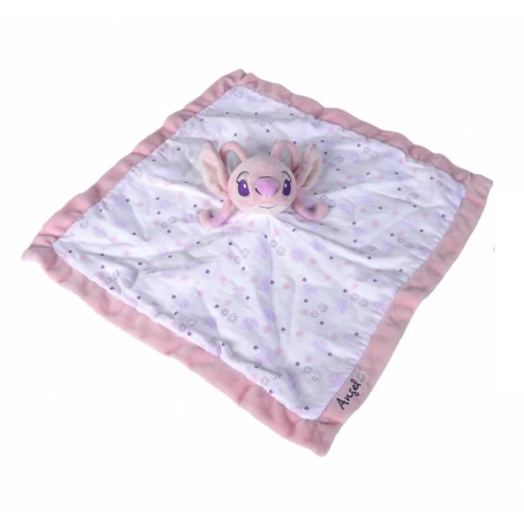Disney - Angel Stitch Doudou Plat Lange Blanc Rose 40 Cm 2 Disney - Angel Stitch Doudou Plat Lange Blanc Rose 40 Cm – Image 2
