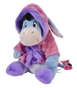 Disney Bourriquet L'âne Peluche Peignoir Violet Bleu 25 Cm