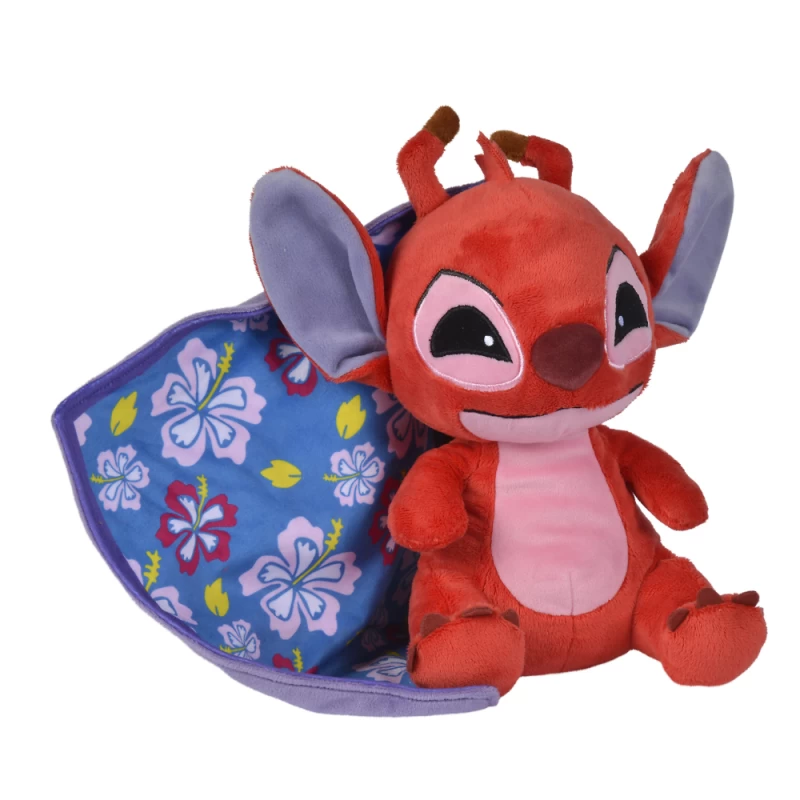 Disney Leroy Stitch Peluche Dans Sa Couverture Rouge 25 Cm 1 Disney Leroy Stitch Peluche Dans Sa Couverture Rouge 25 Cm