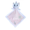 Disney - Marie Le Chat - Doudou Plat Blanc Rose 25 Cm