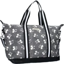 Disney MICKEY MOUSE Sac Shopping Shop Till You Drop Gris