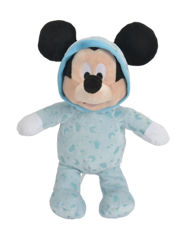 Disney Mickey La Souris Peluche Luminescente Bleu Lune Nuage étoile 25 Cm 1 Disney Mickey La Souris Peluche Luminescente Bleu Lune Nuage étoile 25 Cm