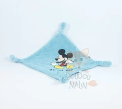 Disney Mickey La Souris Doudou Plat Bleu