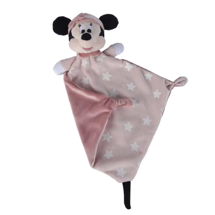 Disney - Minnie La Souris - Doudou Plat Luminescent Rose 25 Cm 2 Disney - Minnie La Souris - Doudou Plat Luminescent Rose 25 Cm – Image 2