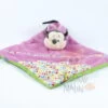 Disney Minnie La Souris Doudou Attache-sucette Rose Vert