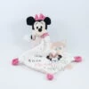 Disney Minnie La Souris Doudou Mouchoir Rose Blanc To The Moon And Back