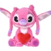 Disney Peluche Angel Avec Coeur Rose Rouge 25 Cm