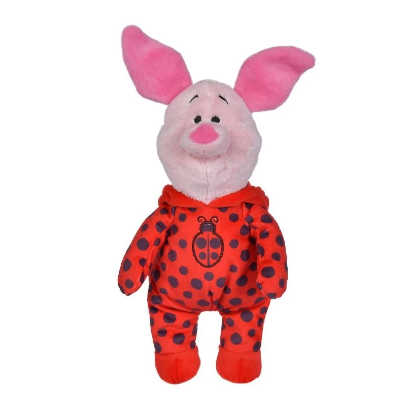 Disney Porcinet Le Cochon Peluche Déguisement Coccinelle Rouge 25 Cm 2 Disney Porcinet Le Cochon Peluche Déguisement Coccinelle Rouge 25 Cm – Image 2