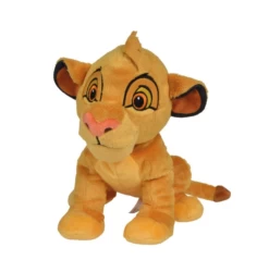 Disney Le Roi Lion Peluche Simba 25 Cm Jaune