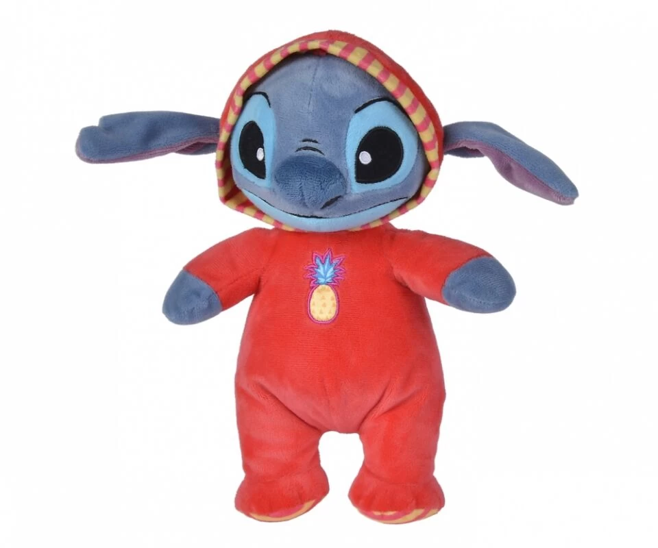 Disney Stitch Peluche Pyjama Rouge 45 Cm