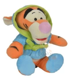 Disney Tigrou En Peignoir Peluche Bleu Vert 25 Cm