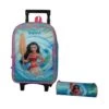 Disney VAIANA Sac A Dos A Roulettes + Trousses