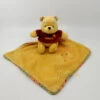 Disney - Winnie L'ourson - Mini Peluche Avec Doudou Jaune Rouge 25 Cm