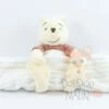 Disney Winnie L'ourson Doudou Couverture Jaune Rouge Blanc Rayé