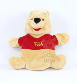 Disney Winnie L'ourson Marionnette Jaune Rouge
