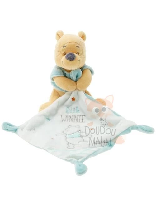 Disney Winnie L'ourson Doudou Mouchoir Little In The Stars Bleu Blanc étoile 1 Disney Winnie L'ourson Doudou Mouchoir Little In The Stars Bleu Blanc étoile